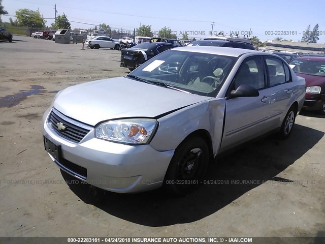 1G1ZS58F17F157656 - 2007 CHEVROLET MALIBU LS 银色 照片 2