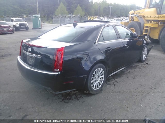 1G6DA5EG0A0130334 - 2010 CADILLAC CTS BLACK photo 4