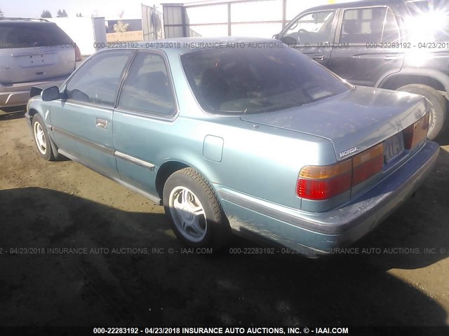 1HGCB7269MA046560 - 1991 HONDA ACCORD EX/EX-R GREEN photo 3