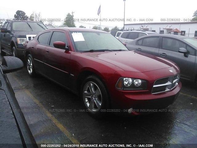 2B3CA5CT7AH150697 - 2010 DODGE CHARGER R/T RED photo 1