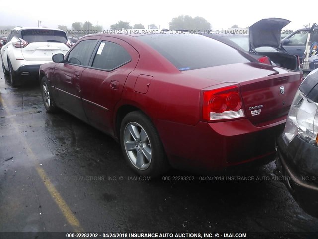 2B3CA5CT7AH150697 - 2010 DODGE CHARGER R/T RED photo 3