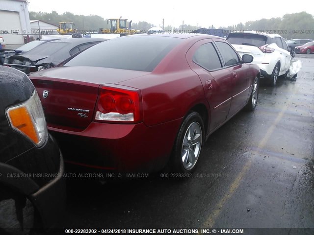2B3CA5CT7AH150697 - 2010 DODGE CHARGER R/T RED photo 4