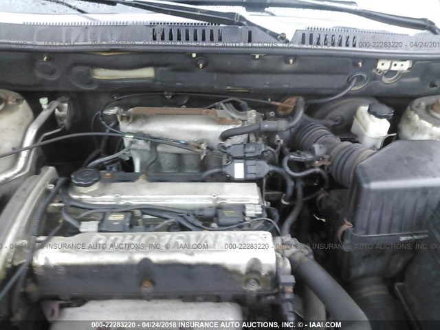 KM8SB12B54U644384 - 2004 HYUNDAI SANTA FE GL SILVER photo 10