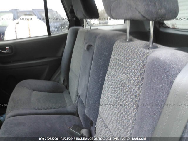 KM8SB12B54U644384 - 2004 HYUNDAI SANTA FE GL SILVER photo 8