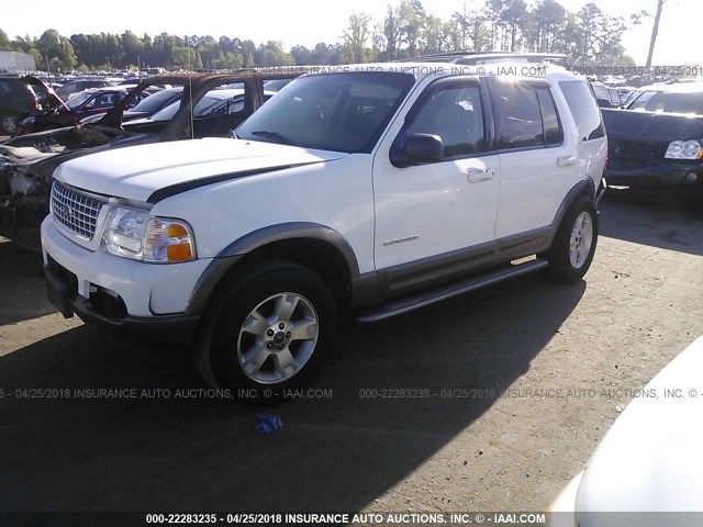 1FMZU63KX4UA99223 - 2004 FORD EXPLORER XLT/XLT SPORT/NBX WHITE photo 2