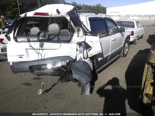 1FMZU63KX4UA99223 - 2004 FORD EXPLORER XLT/XLT SPORT/NBX WHITE photo 4