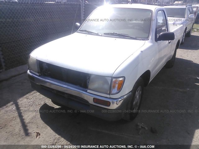 4TANL42N0VZ292938 - 1997 TOYOTA TACOMA WHITE photo 2