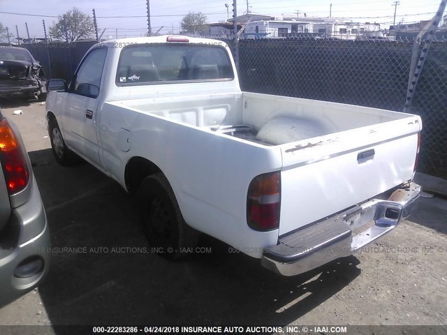 4TANL42N0VZ292938 - 1997 TOYOTA TACOMA WHITE photo 3