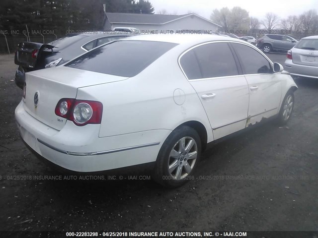 WVWAK93C86P059743 - 2006 VOLKSWAGEN PASSAT 2.0T/2.0T VALUE WHITE photo 4