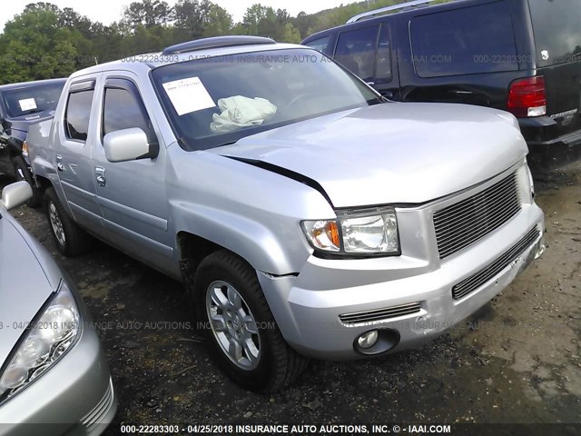 2HJYK16506H547985 - 2006 HONDA RIDGELINE RTL SILVER photo 1