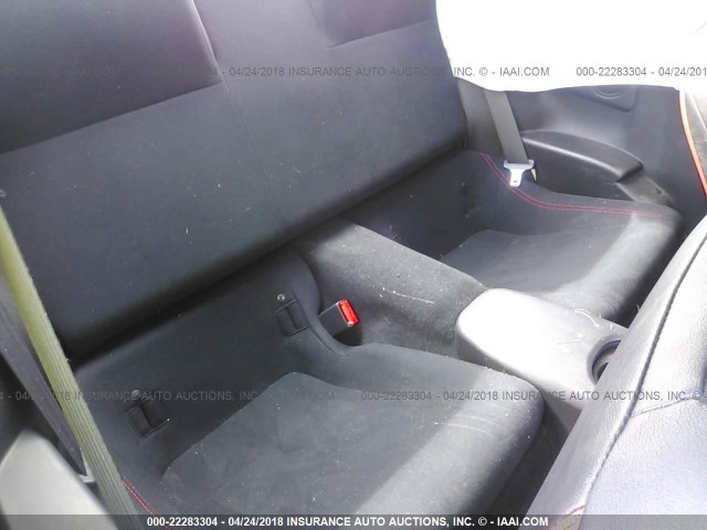 JF1ZNAA10D1734732 - 2013 TOYOTA SCION FR-S GRAY photo 8