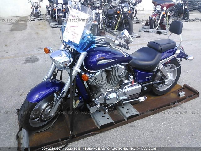 1HFSC46033A104257 - 2003 HONDA VTX1800 C PURPLE photo 2