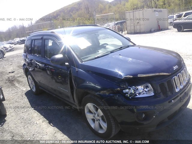 1C4NJDBB7CD630653 - 2012 JEEP COMPASS SPORT BLUE photo 6