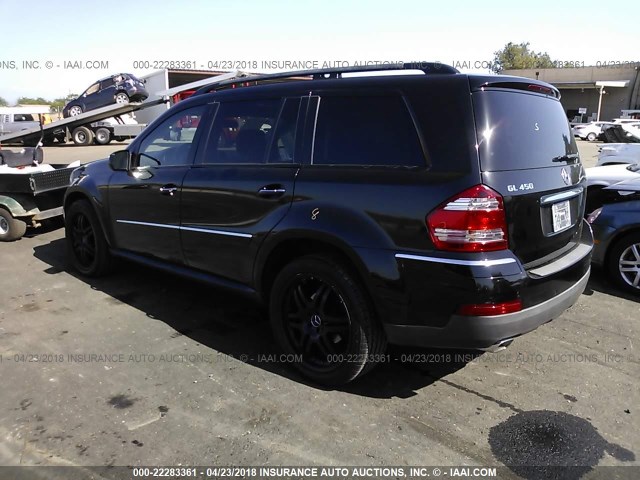 4JGBF71E89A442344 - 2009 MERCEDES-BENZ GL 450 4MATIC BLACK photo 3