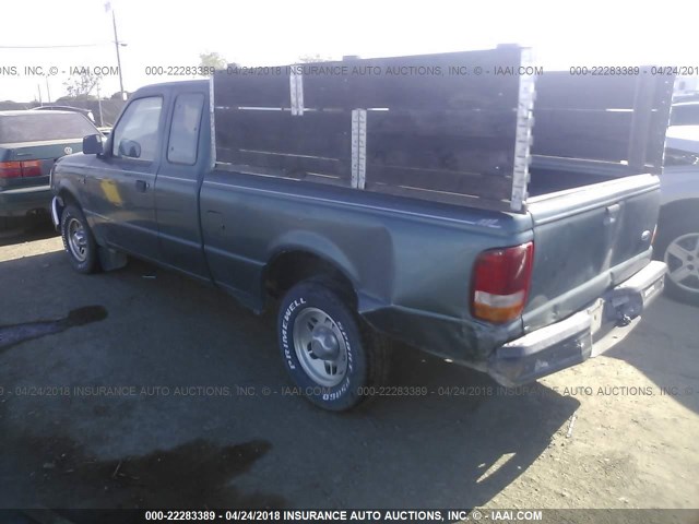 1FTCR14A9TPA90515 - 1996 FORD RANGER SUPER CAB GREEN photo 3