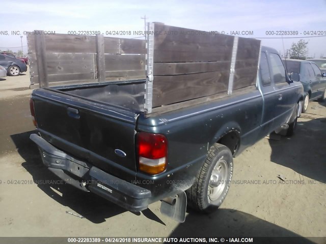 1FTCR14A9TPA90515 - 1996 FORD RANGER SUPER CAB GREEN photo 4