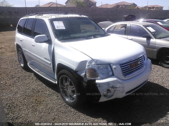 1GKES63M472251124 - 2007 GMC ENVOY DENALI WHITE photo 1