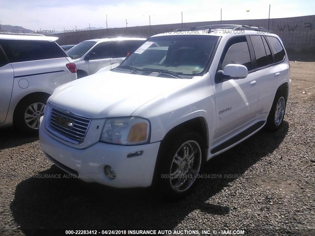 1GKES63M472251124 - 2007 GMC ENVOY DENALI WHITE photo 2