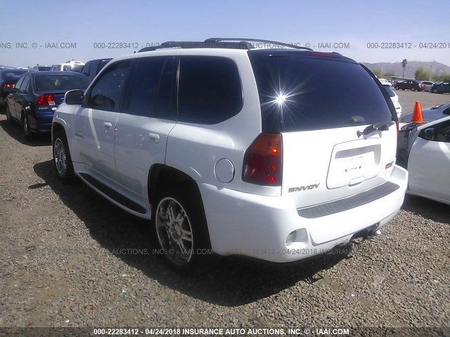 1GKES63M472251124 - 2007 GMC ENVOY DENALI WHITE photo 3