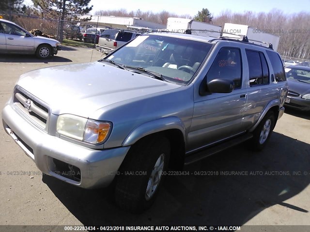 JN8AR07YXXW387531 - 1999 NISSAN PATHFINDER LE/SE/XE GRAY photo 2