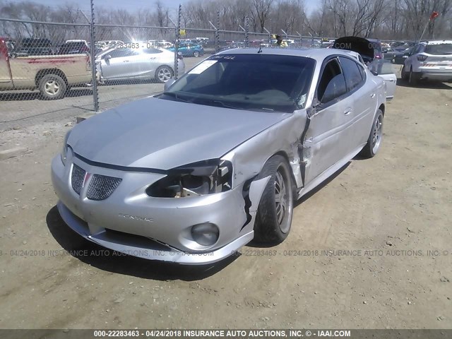 2G2WR524641140257 - 2004 PONTIAC GRAND PRIX GTP SILVER photo 2