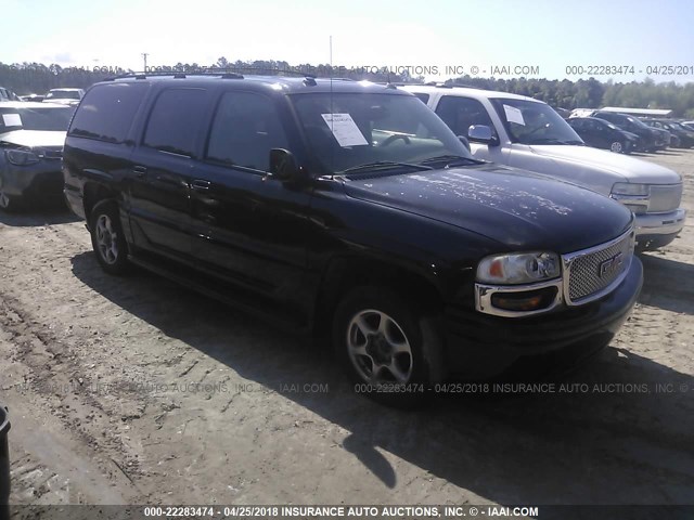 1GKFK66U94J321752 - 2004 GMC YUKON XL DENALI BLACK photo 1