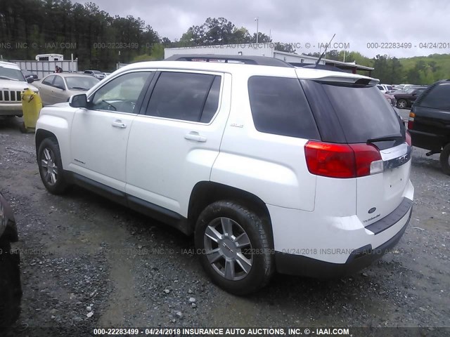 2GKALSEKXD6153147 - 2013 GMC TERRAIN SLE WHITE photo 3