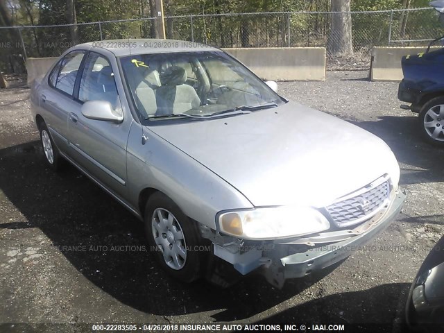 3N1CB51D6YL306286 - 2000 NISSAN SENTRA XE/GXE GRAY photo 1