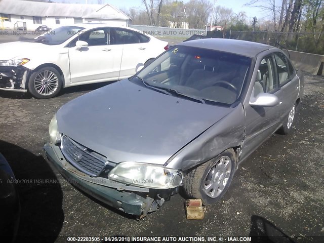 3N1CB51D6YL306286 - 2000 NISSAN SENTRA XE/GXE GRAY photo 2