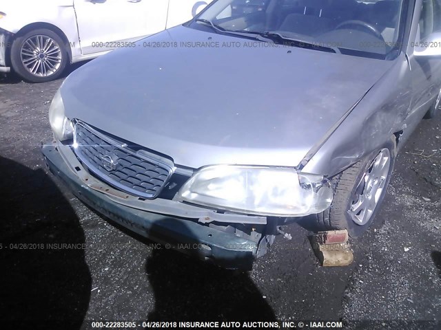 3N1CB51D6YL306286 - 2000 NISSAN SENTRA XE/GXE GRAY photo 6