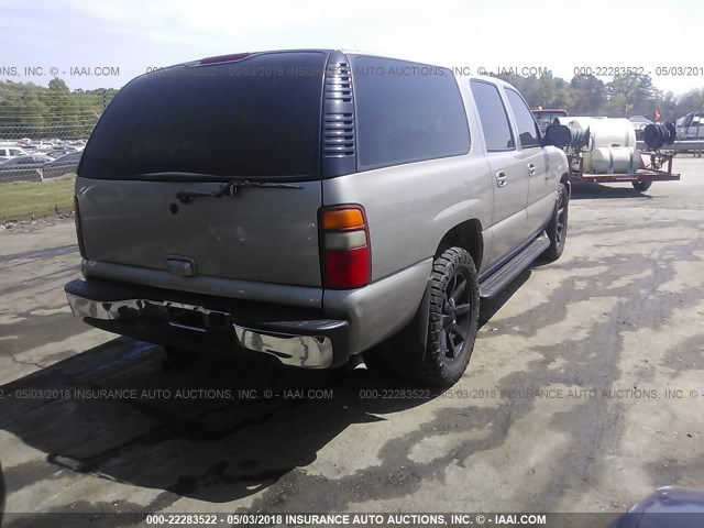 3GKEC16Z23G283918 - 2003 GMC YUKON XL C1500 GRAY photo 4