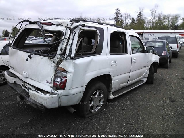 1GKEK63U63J208579 - 2003 GMC YUKON DENALI WHITE photo 4