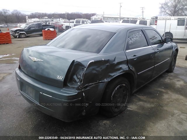 2C3KA53G66H127968 - 2006 CHRYSLER 300 TOURING GREEN photo 4