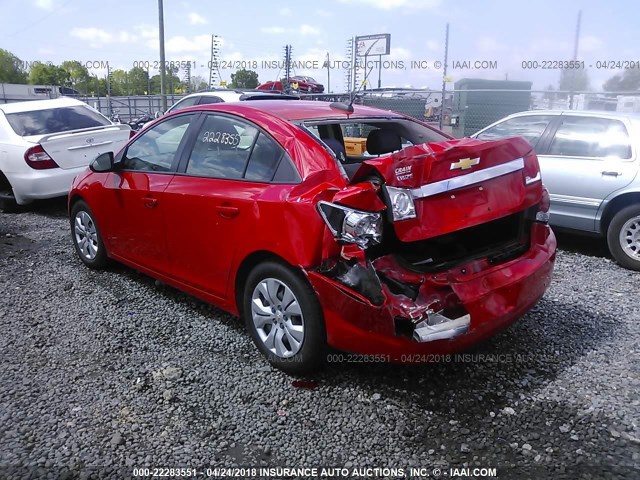 1G1PC5SH4G7156641 - 2016 CHEVROLET CRUZE LIMITED LS RED photo 6