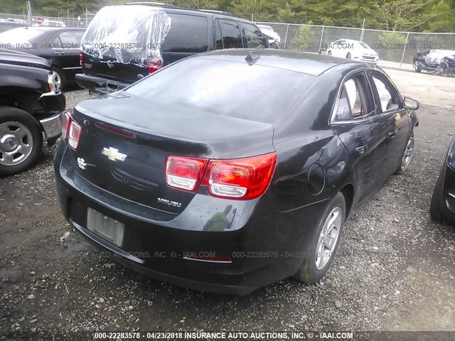 1G11B5SA3DF177509 - 2013 CHEVROLET MALIBU LS შავი ფოტო 4