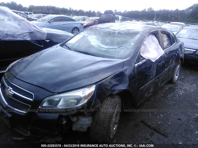 1G11B5SA3DF177509 - 2013 CHEVROLET MALIBU LS შავი ფოტო 6