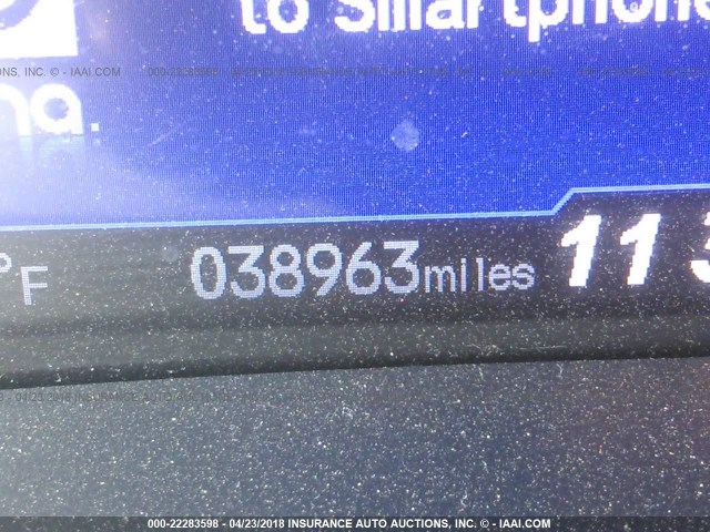 2HGFB2F93FH501010 - 2015 HONDA CIVIC EXL BLACK photo 7