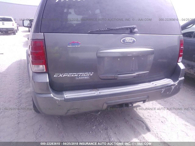 1FMPU19515LB05428 - 2005 FORD EXPEDITION LIMITED GRAY photo 6