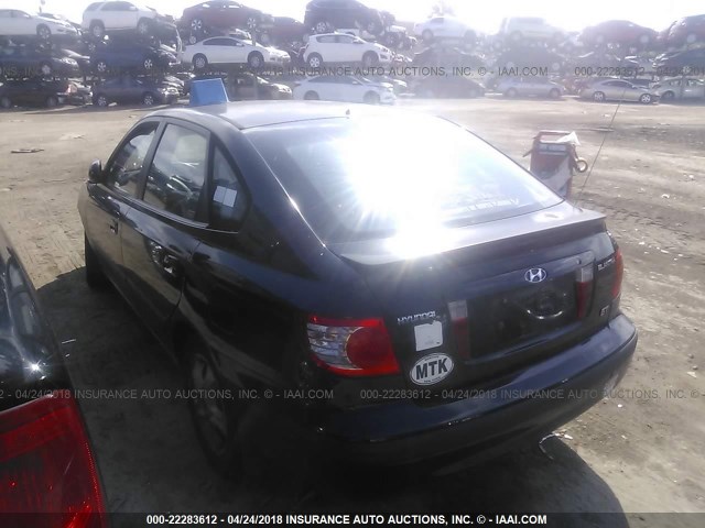 KMHDN56D46U179408 - 2006 HYUNDAI ELANTRA GLS/GT/LIMITED BLACK photo 3