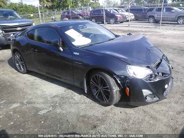 JF1ZNAA18E8700515 - 2014 TOYOTA SCION FR-S შავი ფოტო 1