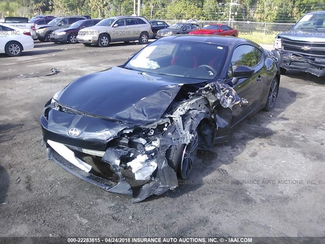 JF1ZNAA18E8700515 - 2014 TOYOTA SCION FR-S შავი ფოტო 2