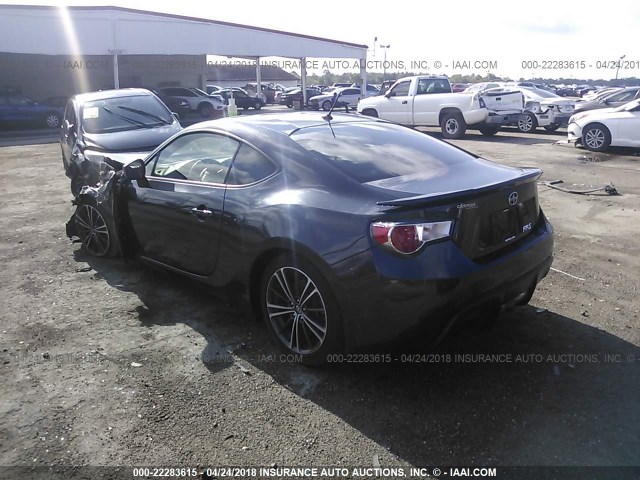 JF1ZNAA18E8700515 - 2014 TOYOTA SCION FR-S შავი ფოტო 3