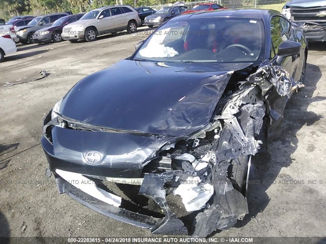 JF1ZNAA18E8700515 - 2014 TOYOTA SCION FR-S შავი ფოტო 6