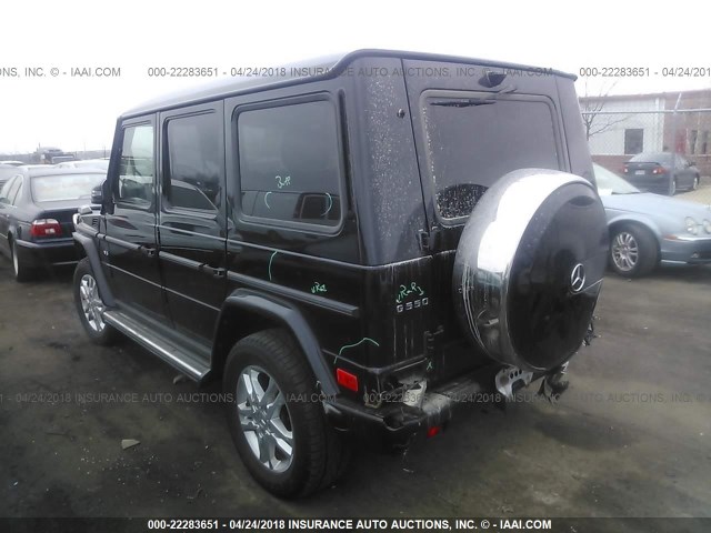 WDCYC3HF7DX213040 - 2013 MERCEDES-BENZ G 550 BLACK photo 3