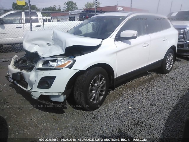 YV4992DZ2A2085136 - 2010 VOLVO XC60 T6 WHITE photo 2