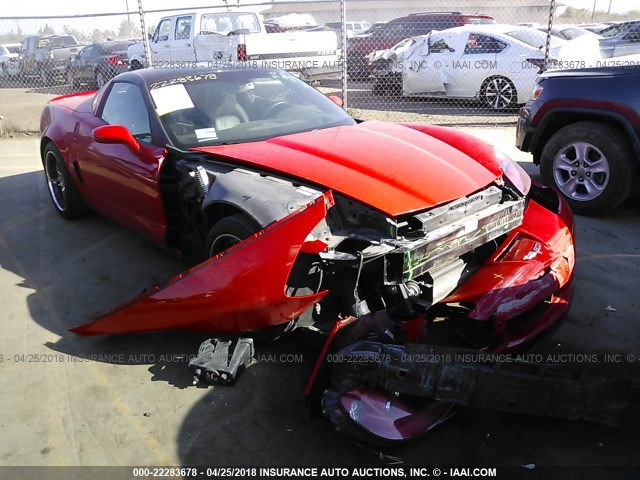 1G1YW2DW6B5109234 - 2011 CHEVROLET CORVETTE GRAND SPORT RED photo 1