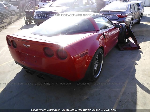 1G1YW2DW6B5109234 - 2011 CHEVROLET CORVETTE GRAND SPORT RED photo 4