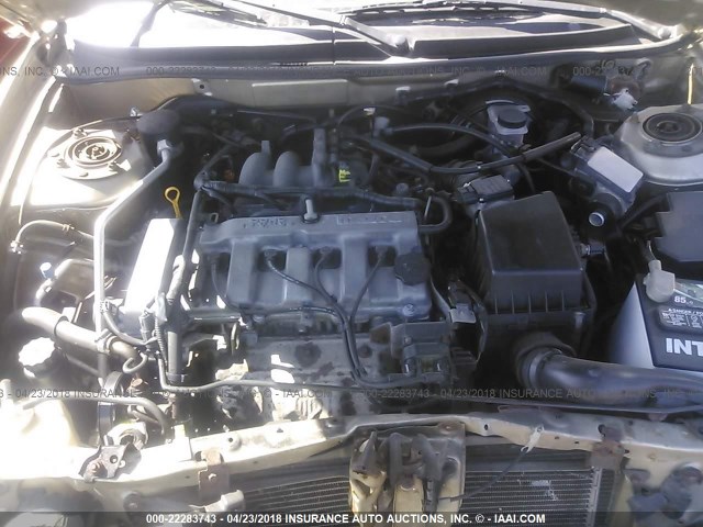 1YVGF22C0Y5136279 - 2000 MAZDA 626 ES/LX GOLD photo 10