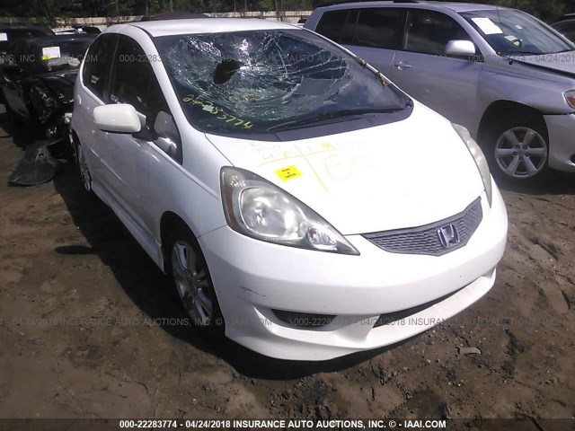 JHMGE8H52BC008440 - 2011 HONDA FIT SPORT WHITE photo 1