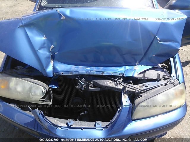 KMHDN56D26U179696 - 2006 HYUNDAI ELANTRA GLS/GT/LIMITED BLUE photo 6